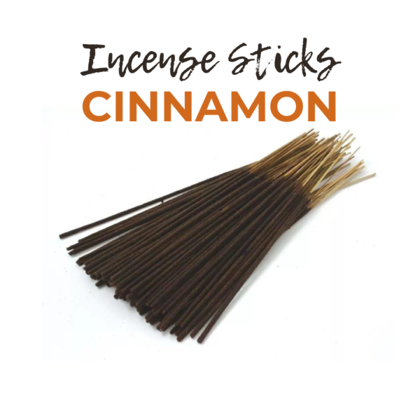 20 count Cinnamon Hand Dipped Incense Sticks