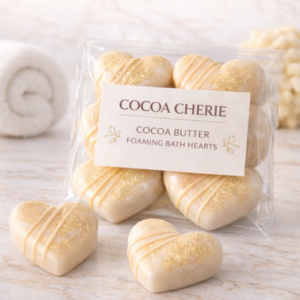 Cocoa Cherie Foaming Bath Hearts 6 ct.