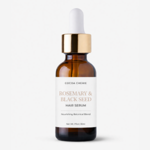 Rosemary & Black Seed Nourishing Hair Serum -1 oz.